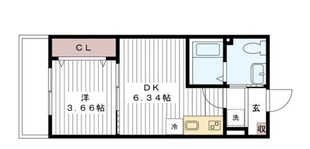 ピース八潮の物件間取画像